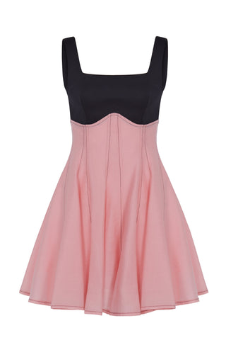 Serein Pink Short Dress