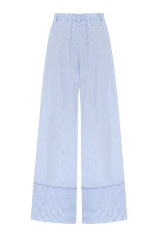 Lumina Striped Trousers 100% Cotton