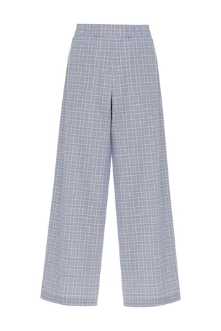 Lumila Checkered Wide Leg Trousers