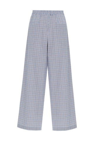 Lumila Checkered Wide Leg Trousers