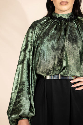 Lunar Echo Embellished Set – Green