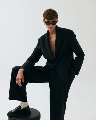 Maxim Oversized Blazer – Black