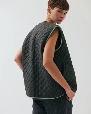 Jolie Reversible Vest – Mint