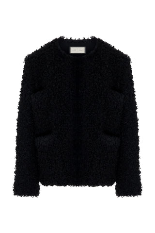 Frove Reversible Short Coat – Black