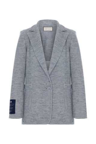 Galata Knit Blazer – Grey