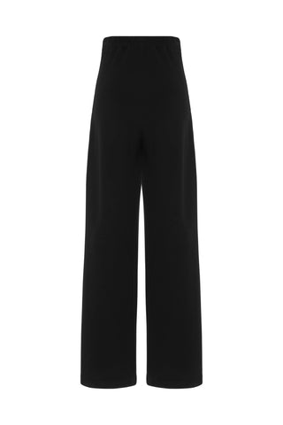 Studio V Wide-Leg Trousers – Black