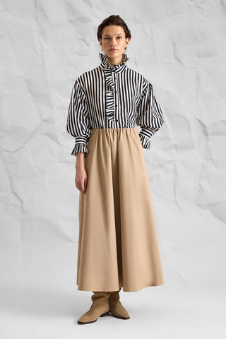 PULSE Elastic-Waist Wide-Leg Culottes