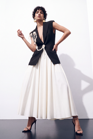 Paloma Long Skirt 100% Linen Premium