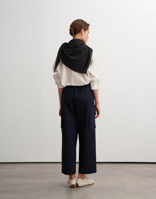Relaxed Fit Cargo Trousers – Navy