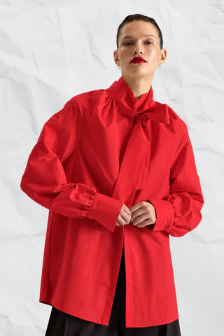 Red Bow-Tie Shirt