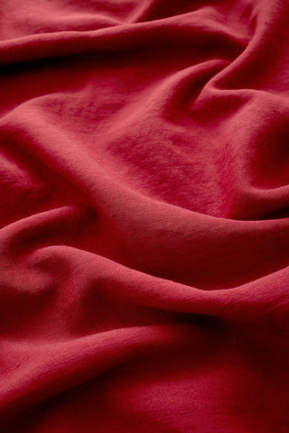 NOBLE TOUCH Cotton Shawl – Bordeaux