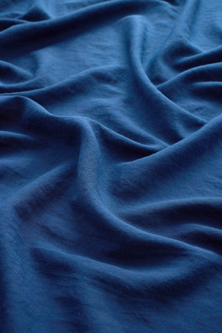 NOBLE TOUCH Cotton Shawl – Navy Blue