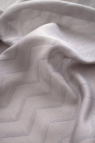 NOA SOFT Zigzag Pattern Shawl – Anthracite