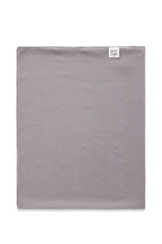NOA SOFT Zigzag Pattern Shawl – Anthracite