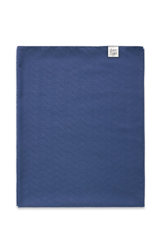 NOA SOFT Zigzag Pattern Shawl – Navy Blue