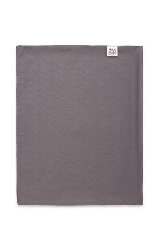 NOA SOFT Zigzag Pattern Shawl – Ash Gray