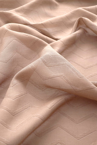 NOA SOFT Zigzag Pattern Shawl – Caramel