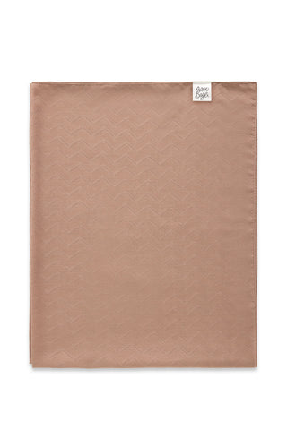 NOA SOFT Zigzag Pattern Shawl – Caramel