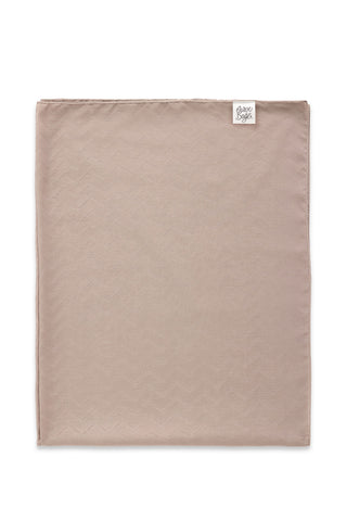 NOA SOFT Zigzag Pattern Shawl – Ash Brown