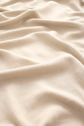NOA SOFT Zigzag Pattern Shawl – Sand Beige