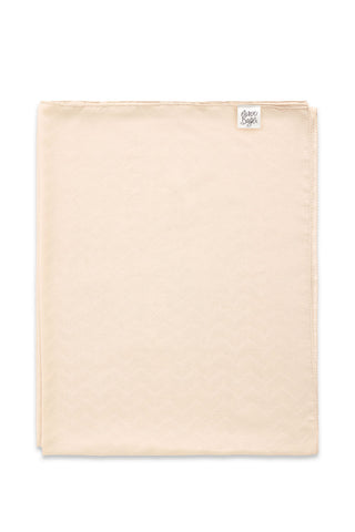 NOA SOFT Zigzag Pattern Shawl – Sand Beige
