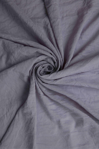 Velda Rectangular Silver Gray Cotton Shawl