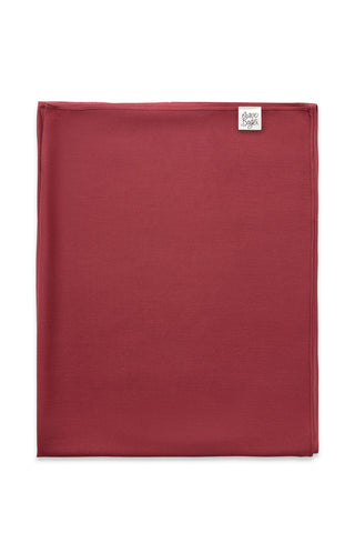 RAW Modal Silk Shawl – Bordeaux