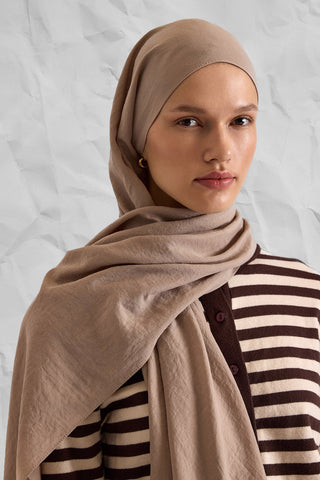 NOBLE TOUCH Cotton Shawl – Beige