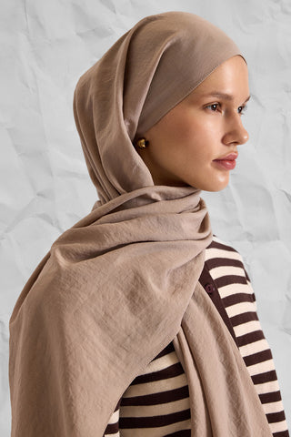 NOBLE TOUCH Cotton Shawl – Beige