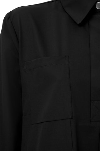 MIDNIGHTE BLUE Black A-Line Maxi Dress