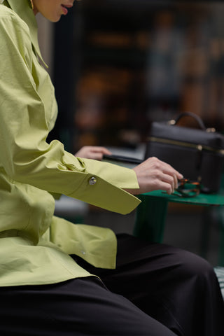 Meghan Light Green Poplin Shirt