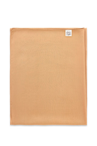 RAW Modal Silk Shawl – Caramel