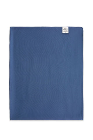 RAW Modal Silk Shawl – Navy Blue