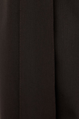 MOSS FLOW Brown Relaxed Trousers