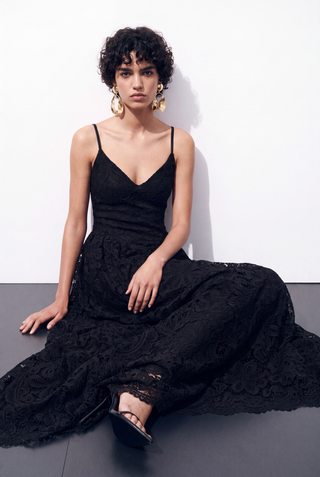 TwirlMosaic Velvet Skirt