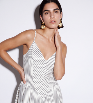 Moyestro Striped Mini Dress - 100% Organic Cotton