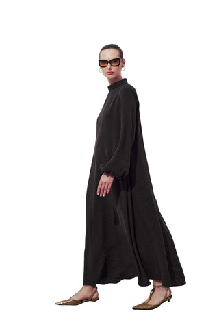 Elegance Modal Black Dress