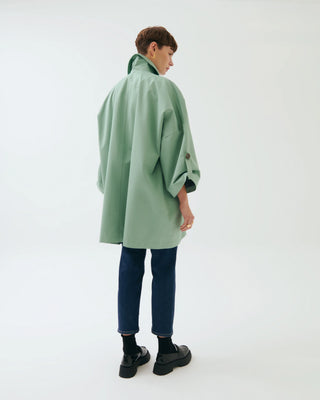 Melly Wide Collar Trenchcoat – Green
