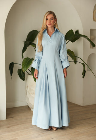 Sky – Powder Blue Modest Maxi Dress | Modest Luxury