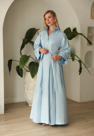 Sky – Powder Blue Modest Maxi Dress | Modest Luxury
