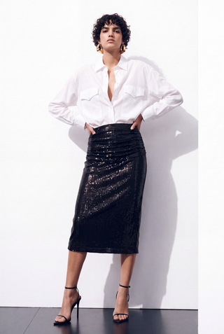 Stardust Paris Below Knee Skirt