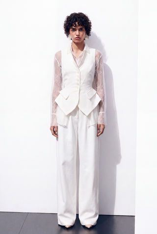 Vega Asymmetric Cotton Vest