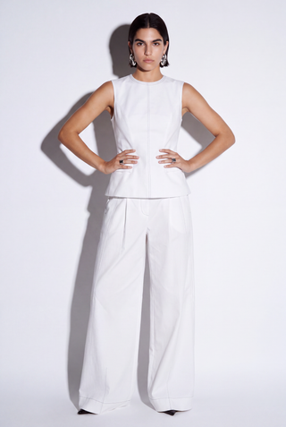 Lia Vest Blouse 100% Fine Organic Cotton