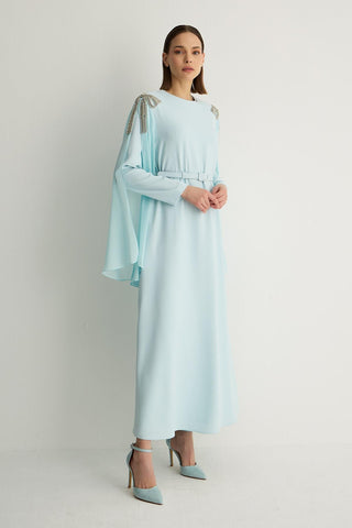 Deluxe Dress — Aqua