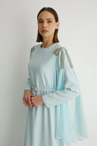 Deluxe Dress — Aqua