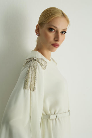 Deluxe Dress — Ecru
