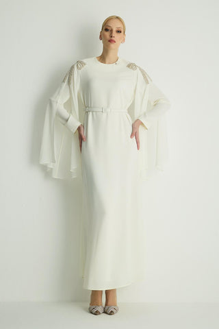Deluxe Dress — Ecru
