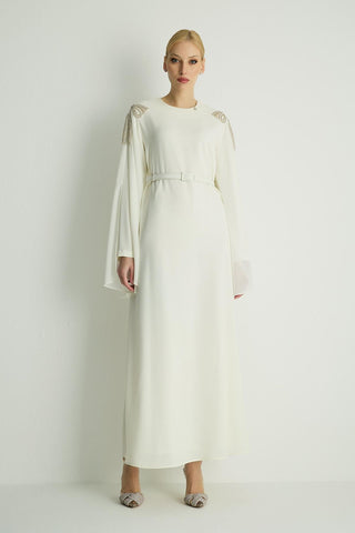 Deluxe Dress — Ecru