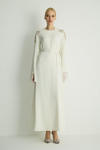 Deluxe Dress — Ecru