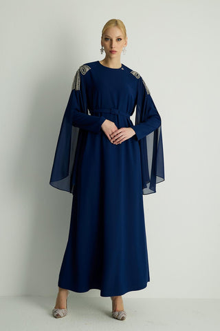 Deluxe Dress — Navy Blue
